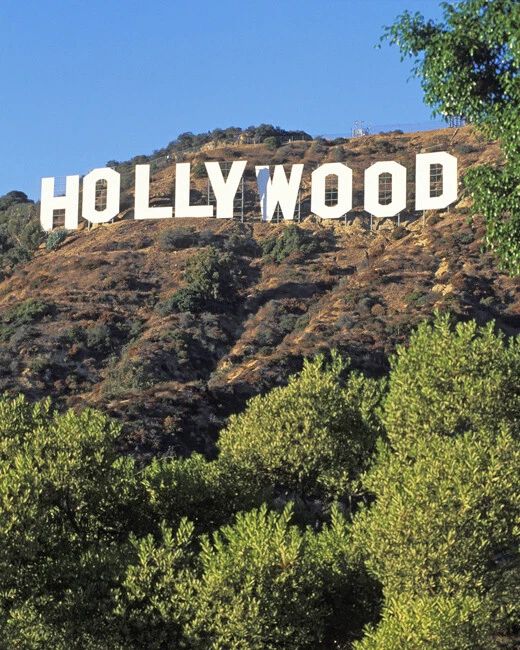Famous Hollywood Sign Glossy Keychain California Print Landmark Keychain 2