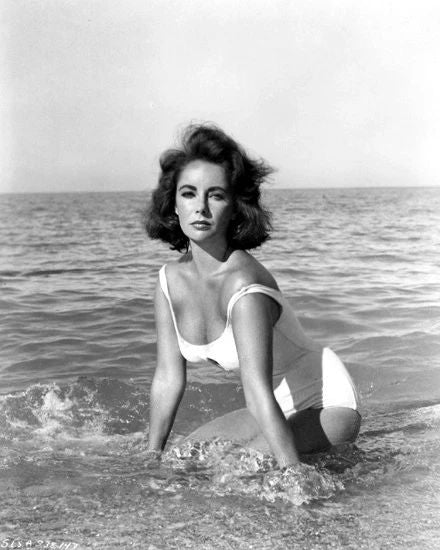Famous Model Elizabeth Taylor Glossy Magnet Celebrity Swimsuit Magnet 2