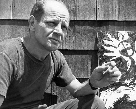 Famous Painter Jackson Pollock Glossy Photo Artist Print 1