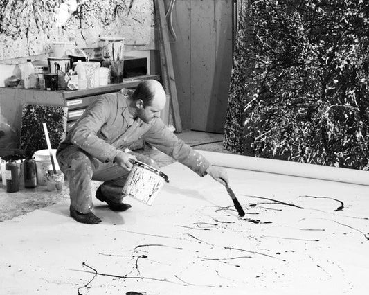 Famous Painter Jackson Pollock Glossy Keychain Artist Print 3