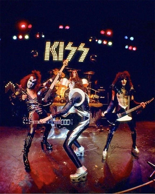 Famous Rock Band Kiss In Concert Glossy Magnet Rock And Roll Magnet