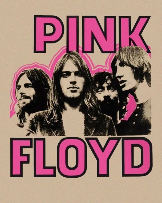 Famous Rock Band Pink Floyd Glossy Magnet Print Syd Barrett Magnet 1