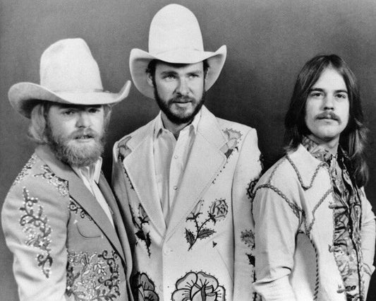 Famous Rock Band Zz Top Glossy Photo Print Dusty Hill And Billy Gibbons