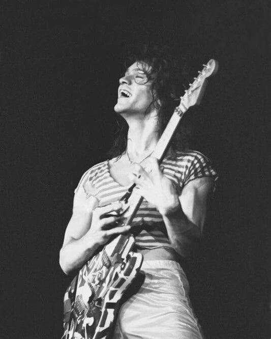 Famous Rock Singer Eddie Van Halen Glossy Magnet Music Print Band Magnet