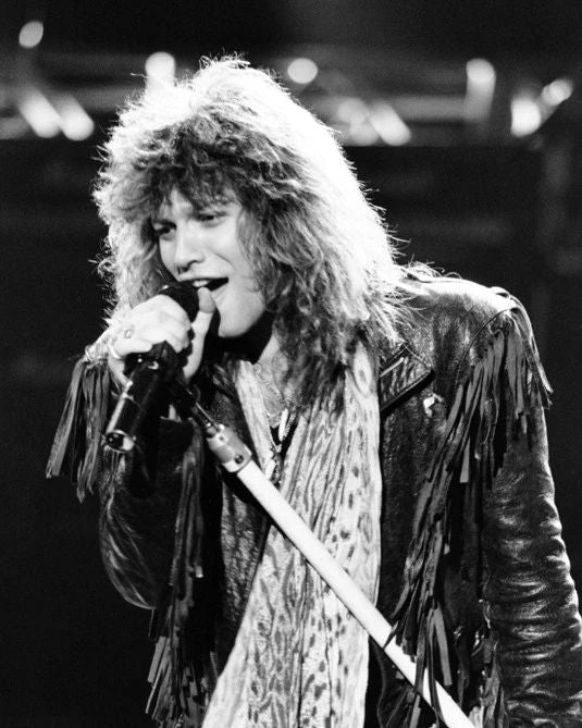 Famous Rock Singer Jon Bon Jovi Glossy Photo Music Print Poster