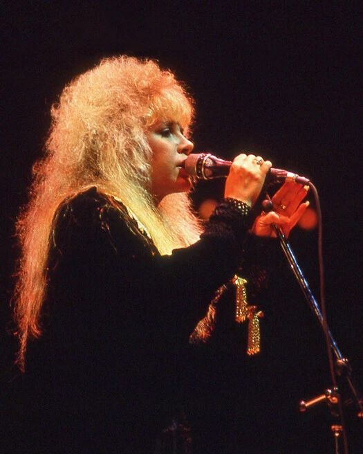 Famous Rock Singer Stevie Nicks Glossy Keychain Print Fleetwood Mac Keychain
