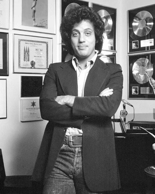 Famous Singer Billy Joel Glossy Keychain Music Memorabilia Print Rock Keychain 1