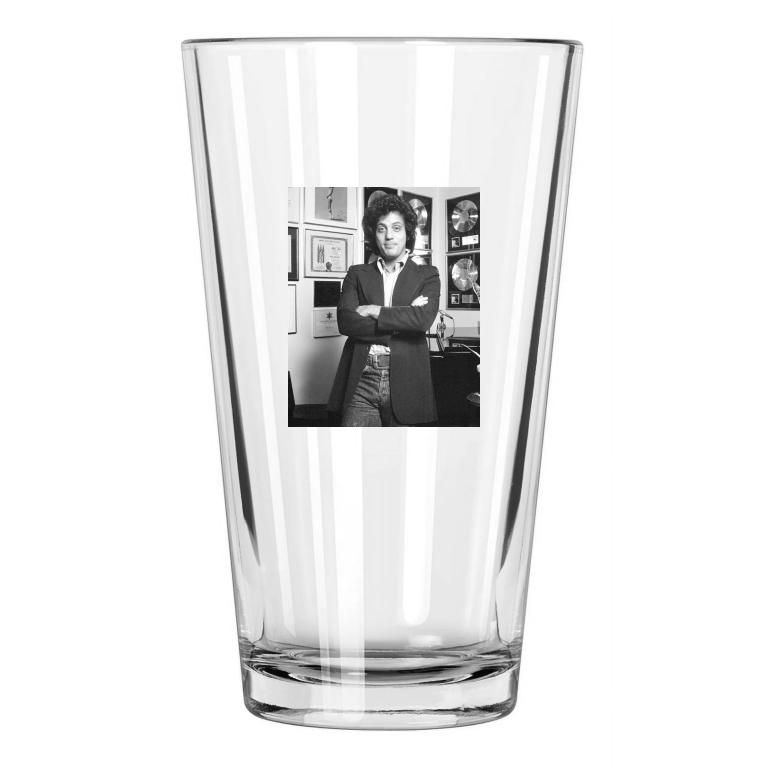 Famous Singer Billy Joel Photo Music Memorabilia Rock 1 Pint Beer Drinking Glass