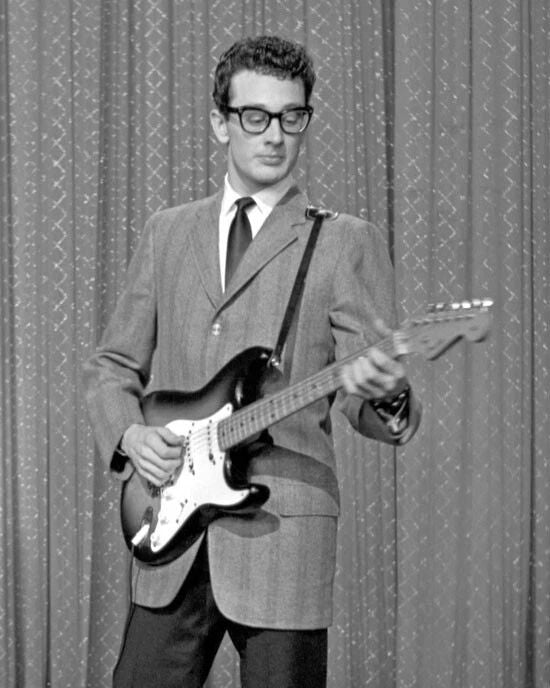 Famous Singer Buddy Holly Glossy Photo Rock And Roll Print Guitarist Poster