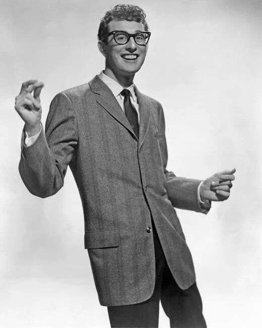 Famous Singer Buddy Holly Glossy Magnet Rock And Roll Magnet