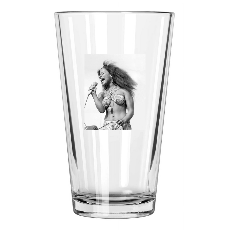 Famous Singer Chaka Khan Photo Pop Queen Of Funk Pint Beer Drinking Glass