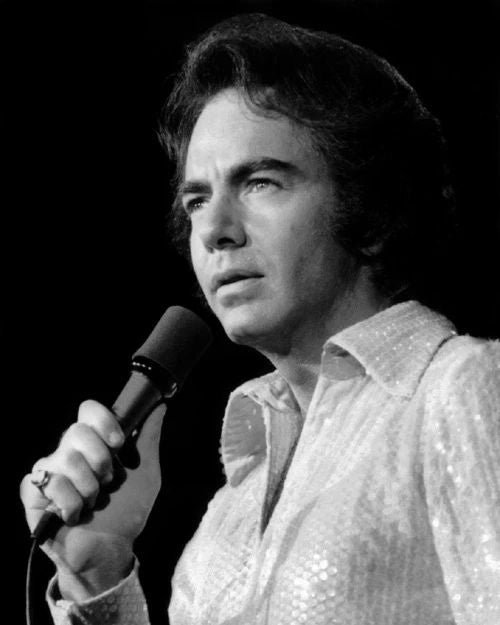 Famous Singer Neil Diamond Glossy Keychain Concert Print Music Keychain 1