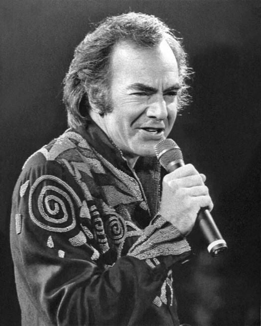 Famous Singer Neil Diamond Glossy Keychain Concert Print Music Keychain 2