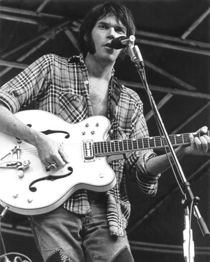 Famous Singer Neil Young Glossy Magnet Music Guitarist Magnet