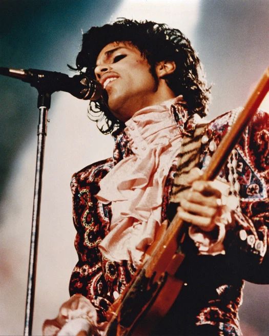 Famous Singer Prince Glossy Keychain Music Artist Keychain