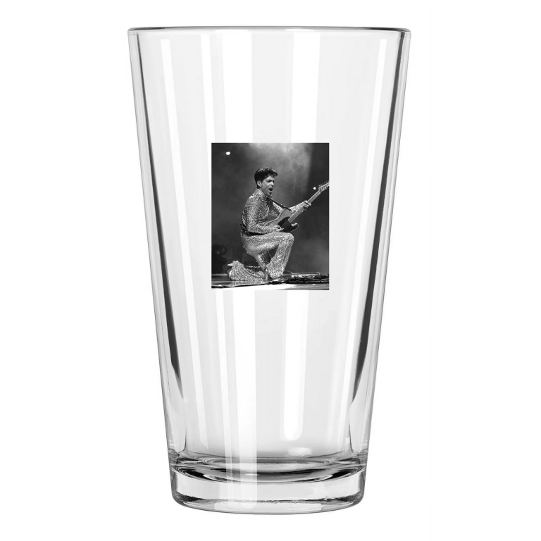 Famous Singer Prince Photo Musical Artist Celebrity Pint Beer Drinking Glass
