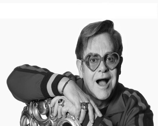Famous Singer & Pianist Sir Elton John Classic Keychain Picture Keychain Print