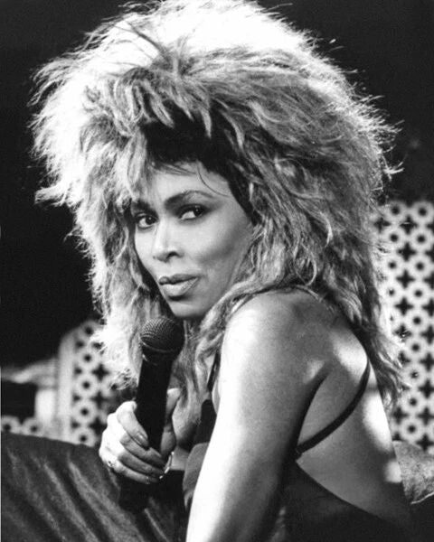 Famous Singer Tina Turner Glossy Photo Rock And Pop Performer Print Poster