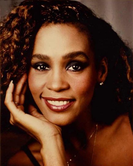 Famous Singer Whitney Houston Keychain Singing Celebrity Actress Color Print 2