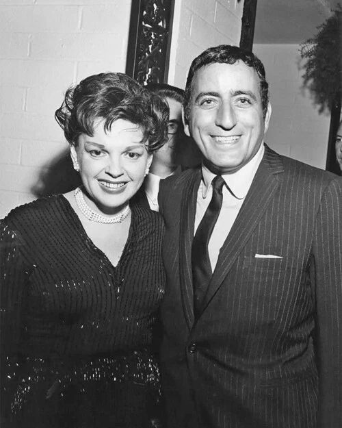 Famous Singers Tony Bennett And Judy Garland Glossy Photo Supper Club Print