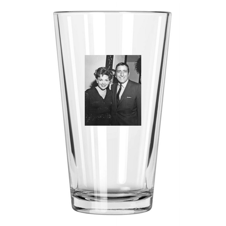 Famous Singers Tony Bennett And Judy Garland Supper Club Pint Beer Glass