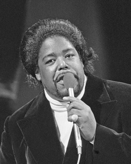 Famous Soul Singer Barry White Glossy Keychain Music Keychain
