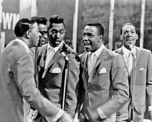 Famous Soul Singers The Temptations Glossy Keychain Music Concert Print