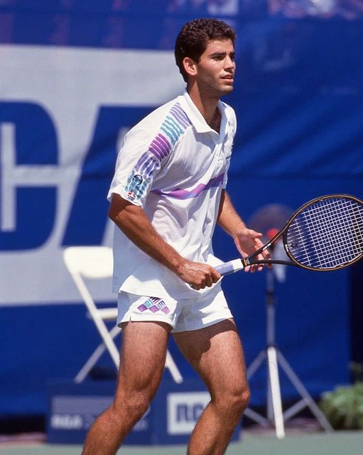 Famous Tennis Champion Pete Sampras Glossy Keychain Keychain