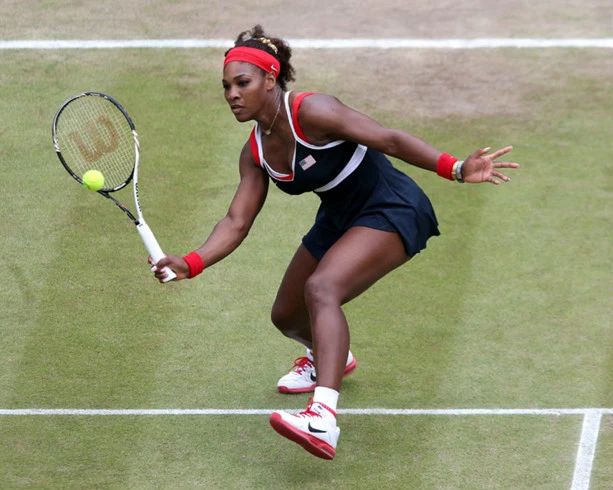 Famous Tennis Player Serena Williams Glossy Photo 2012 Olympics Print
