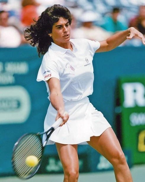 Famous Tennis Pro Gabriela Sabatini Glossy Photo Argentina Print Poster