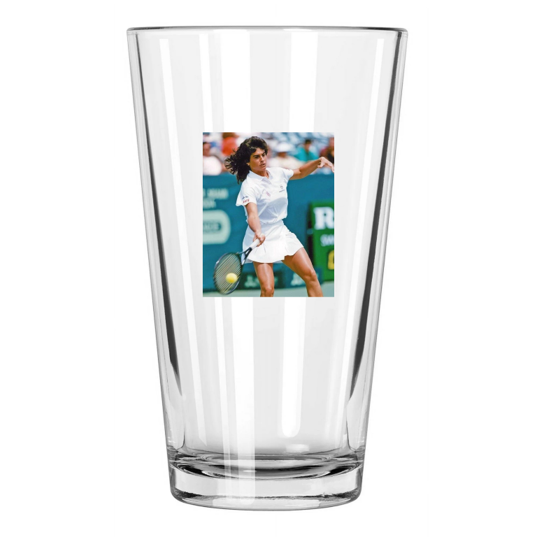 Famous Tennis Pro Gabriela Sabatini Photo Argentina Pint Beer Drinking Glass