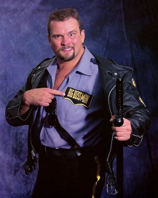 Famous Wrestler Big Boss Man Glossy Magnet Wrestling Wwf Print Wwe Magnet 2
