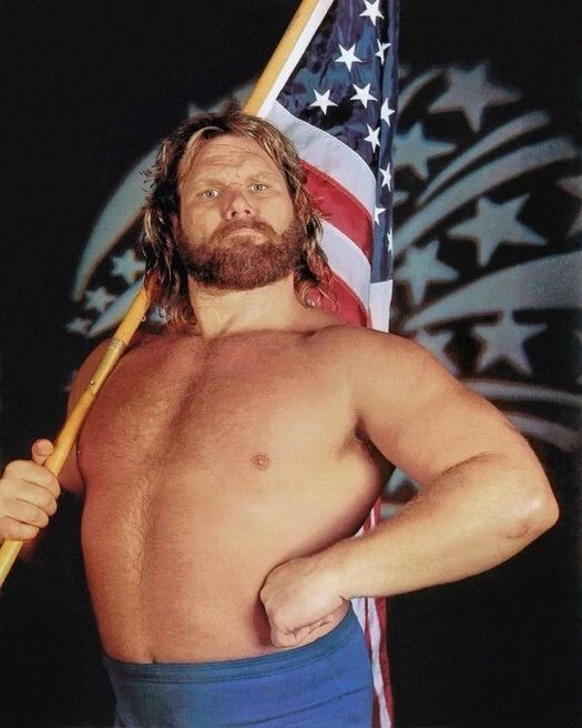 Famous Wrestler 'Hacksaw' Jim Duggan Glossy Keychain Wrestling Wwf Print 2
