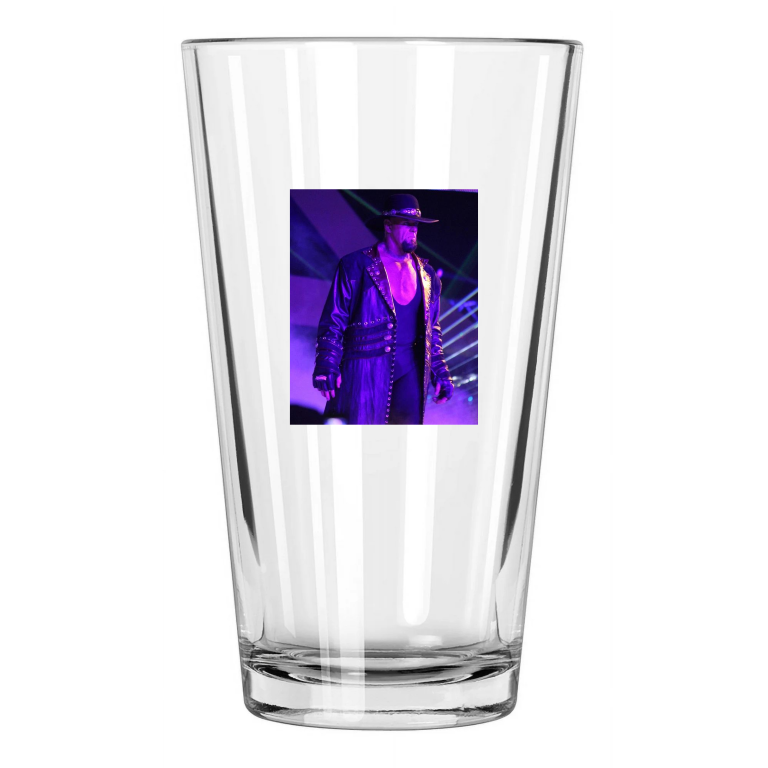 Famous Wrestler The Undertaker Photo Wrestling Wwf Wwe Pint Beer Drinking Glass