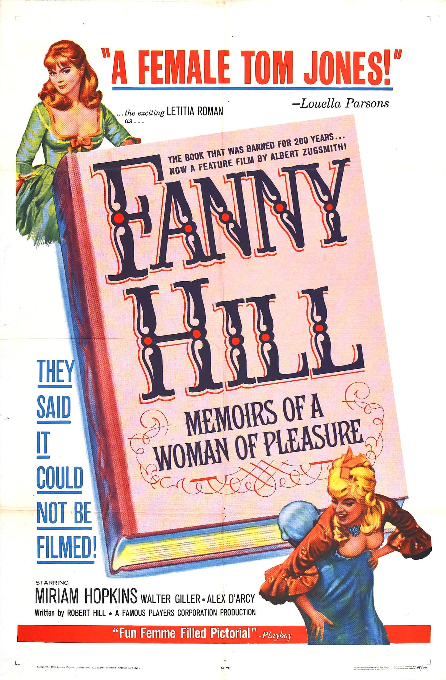 Fanny Hill 1964 01 Movie Magnet