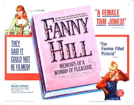 Fanny Hill 1964 02 Movie Magnet