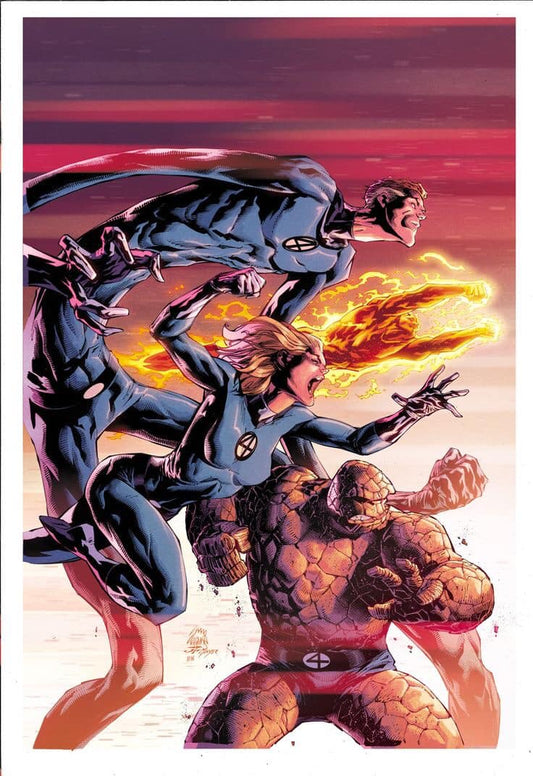 Fantastic Four Action Pose Print Poster