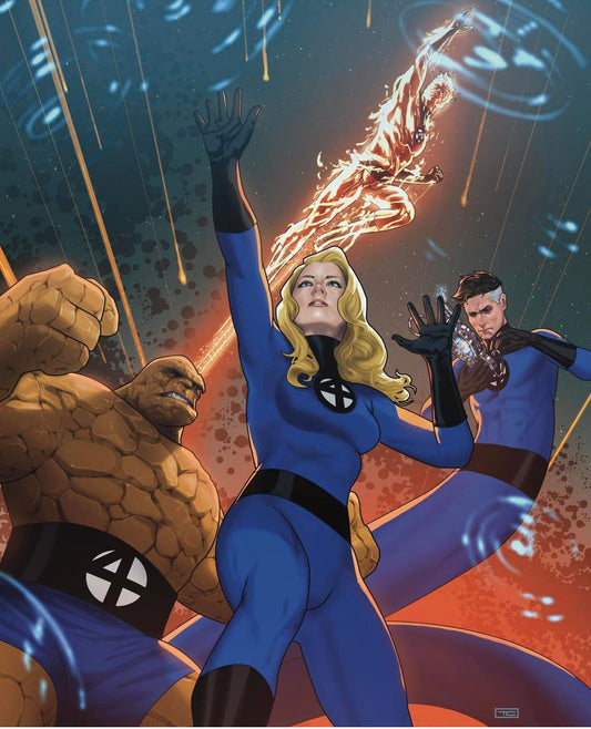 Fantastic Four Action Scene Print Poster