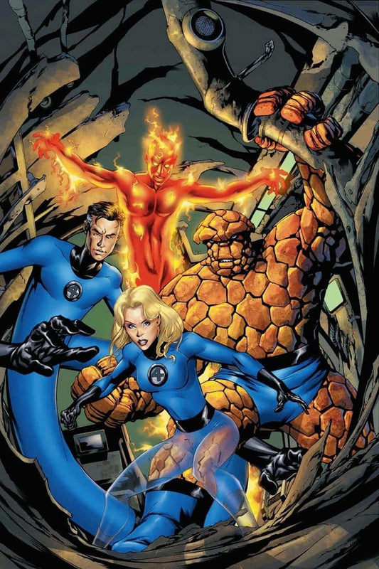Fantastic Four Action Scene (2) Print Poster