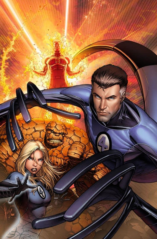 Fantastic Four Comic Art Print Poster
