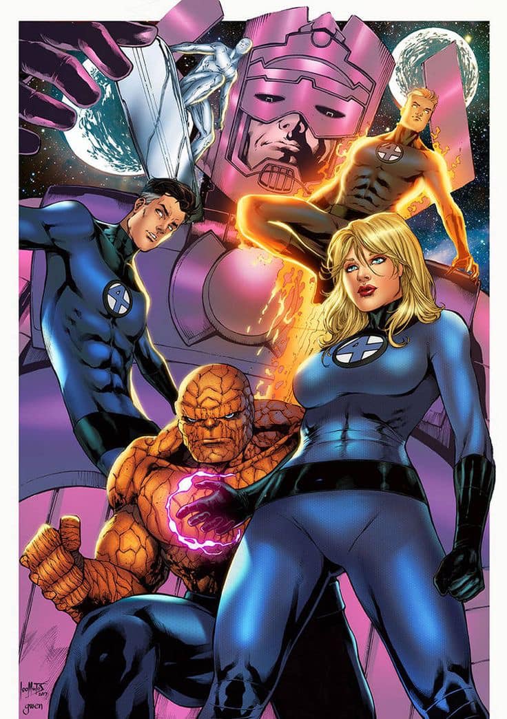 Fantastic Four Comic Art (2) Print Poster