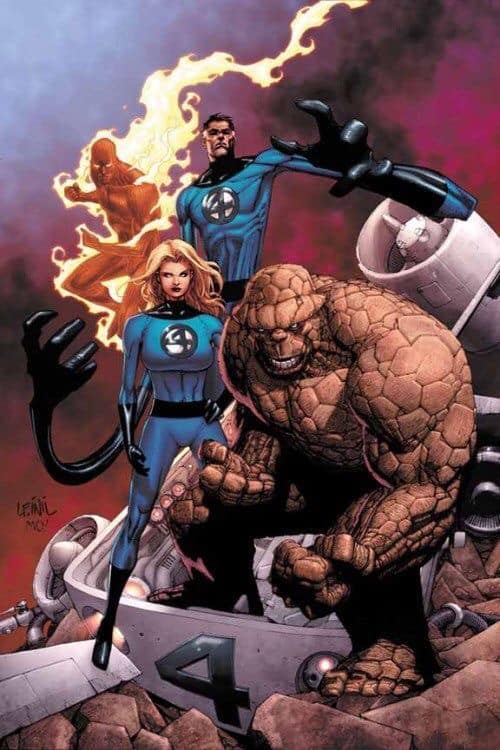 Fantastic Four Comic Characters Print Poster