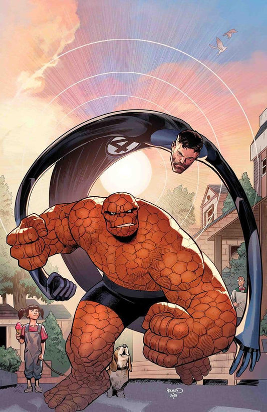 Fantastic Four Comic Scene Print Poster