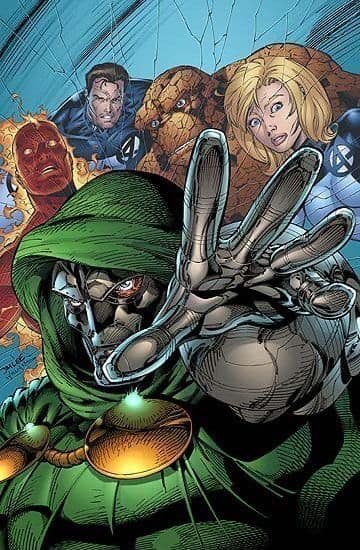 Fantastic Four Villains Comic Art Print Poster