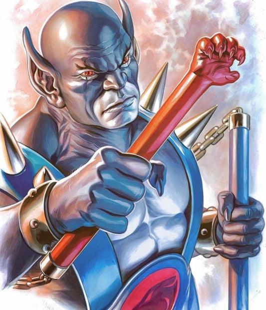 Fantasy Character With Weapon Print Poster