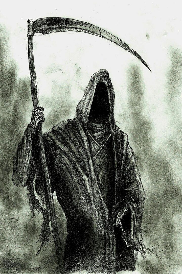 Fantasy Deliverence Grim Reaper Painting Jigsaw Puzzle