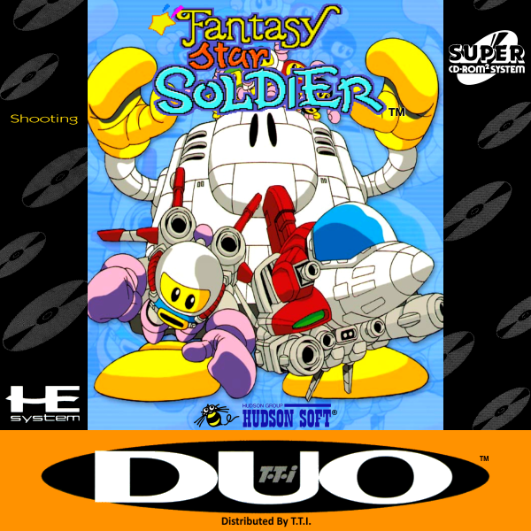 Fantasy Star Soldier (Cd) (Unreleased, Custom) Turbografx 16 Print Poster