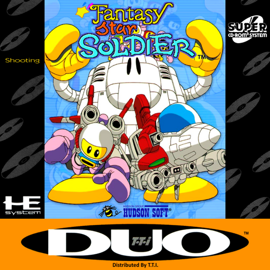 Fantasy Star Soldier (Cd) (Unreleased, Custom) Turbografx 16 Print Poster