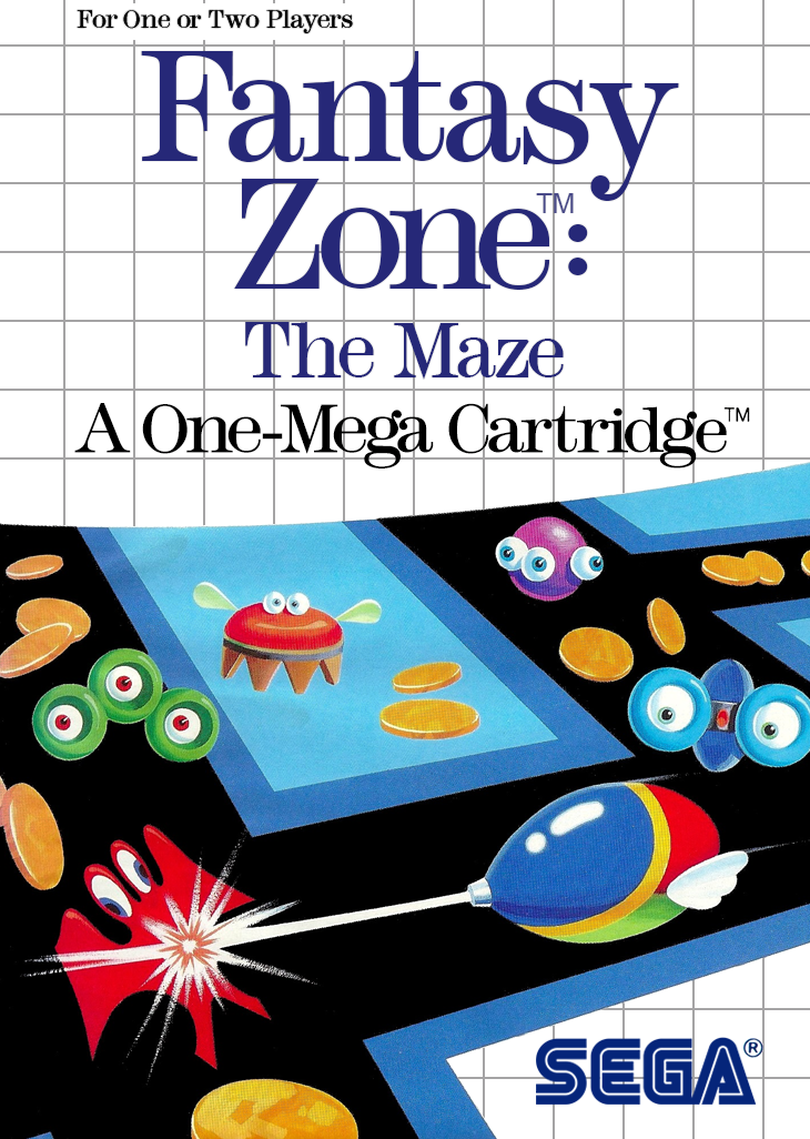 Fantasy Zone The Maze Sega Master System Keychain