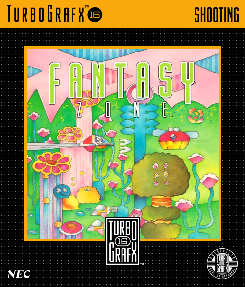 Fantasy Zone Turbografx 16 Print Poster